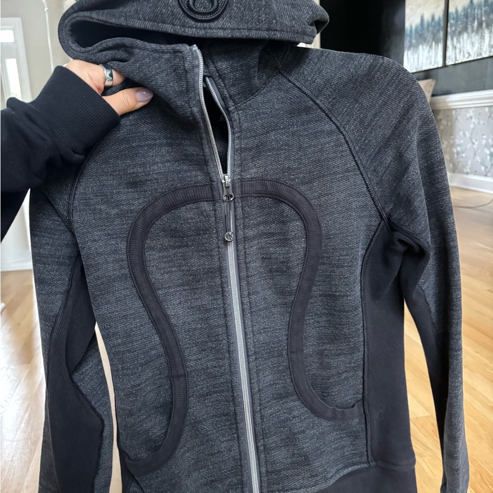 lululemon athletica Gray Zip-Up Jacket
